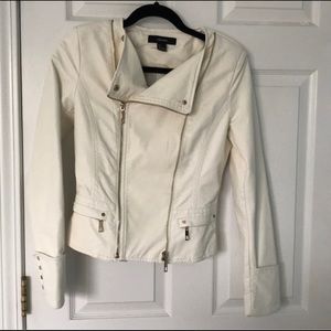 Moto jacket white